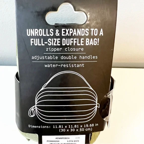 En Route All Packed Up Portable Duffle Bag Green Camo - Picture 4 of 4